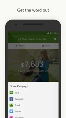 GoFundMe android App screenshot 1