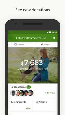 GoFundMe android App screenshot 3